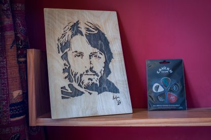 Handmade Wooden portrait of Paul McCartney (Bearded)